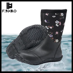 Botas tácticas impermeables mujer media caña antideslizantes