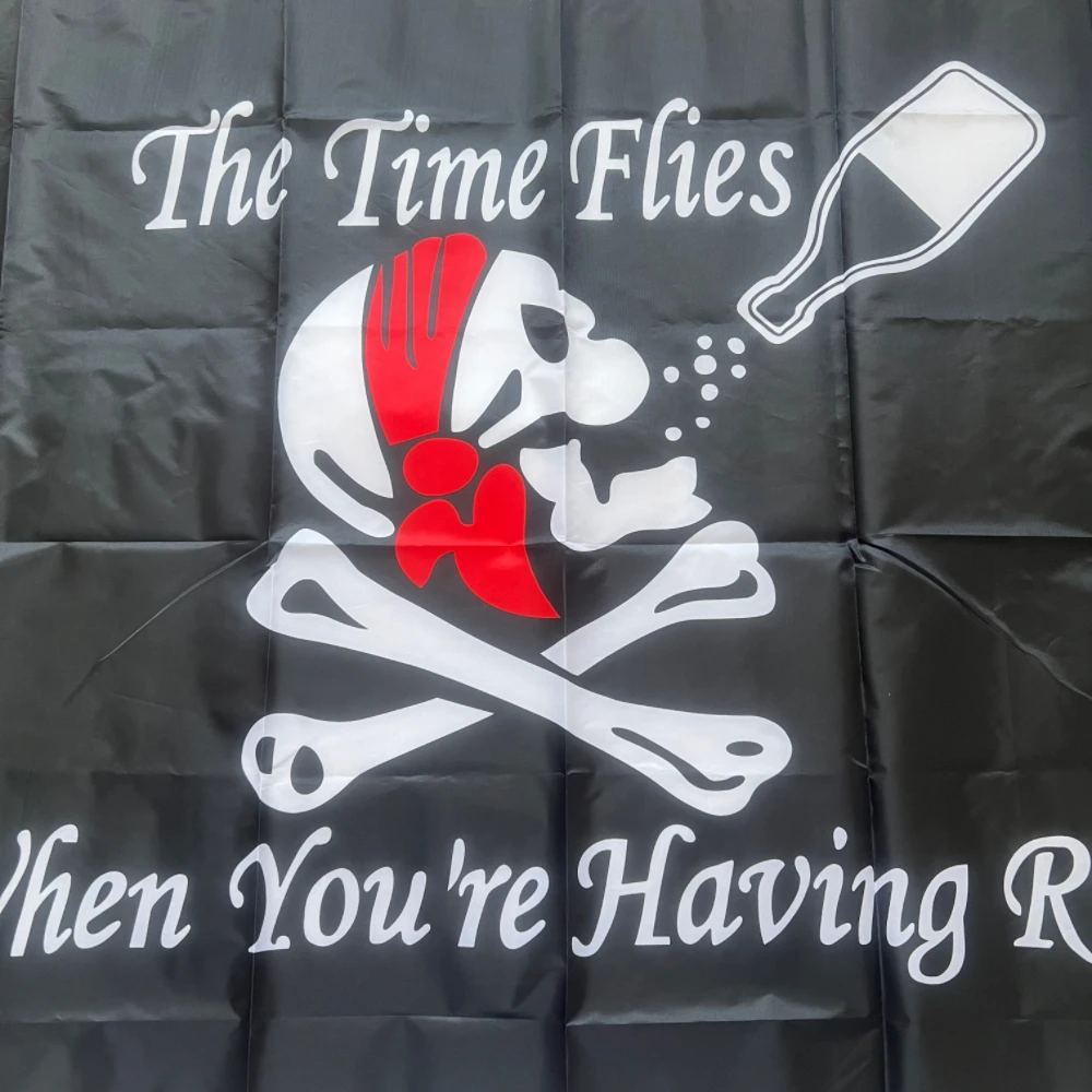 YIXIN Bandera pirata Jolly Roger calavera huesos cruzados con ojal - imagen 4