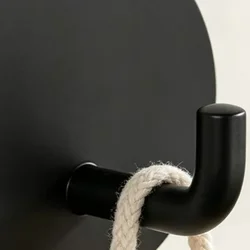 Gancho metálico adhesivo acero inoxidable para pared sin perforaciones
