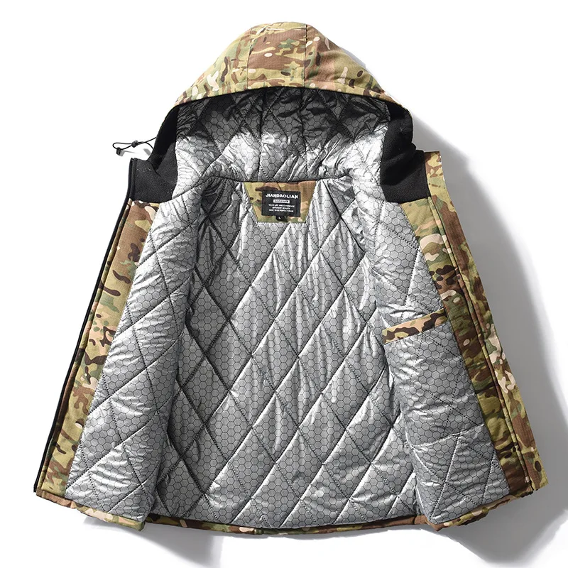 Chaqueta táctica camuflaje algodón corta resistente al viento - imagen 3
