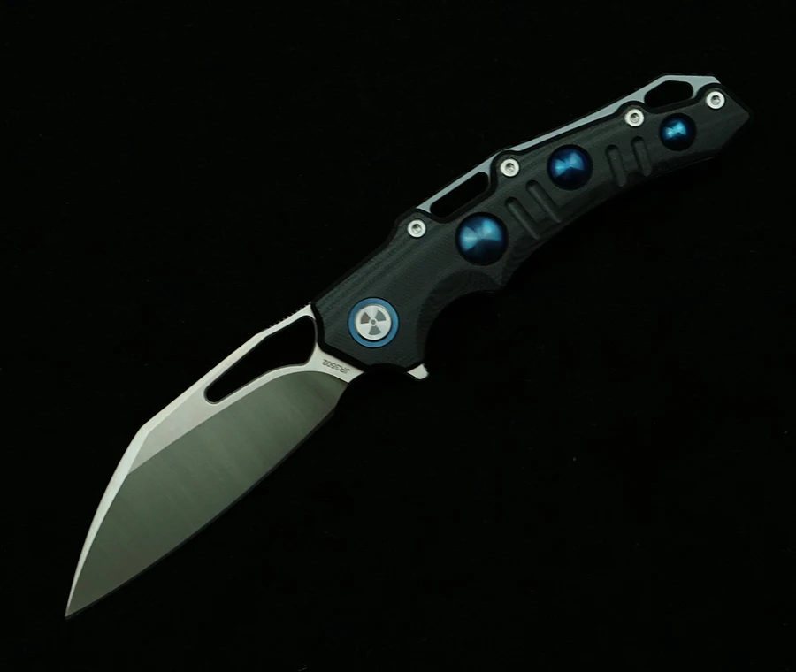 LEMIFSHE JR3502 cuchillo plegable táctica acero D2 G10 camping - imagen 4