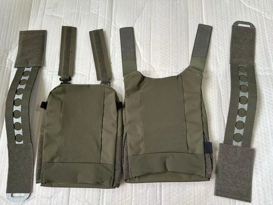 Chaleco táctico ligero ranger green con hebilla metálica y cremallera - imagen 2