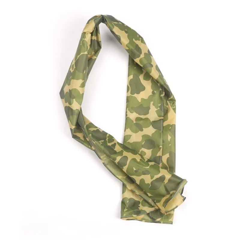 Bufanda de camuflaje paracaidista nailon para cosplay de caza pato