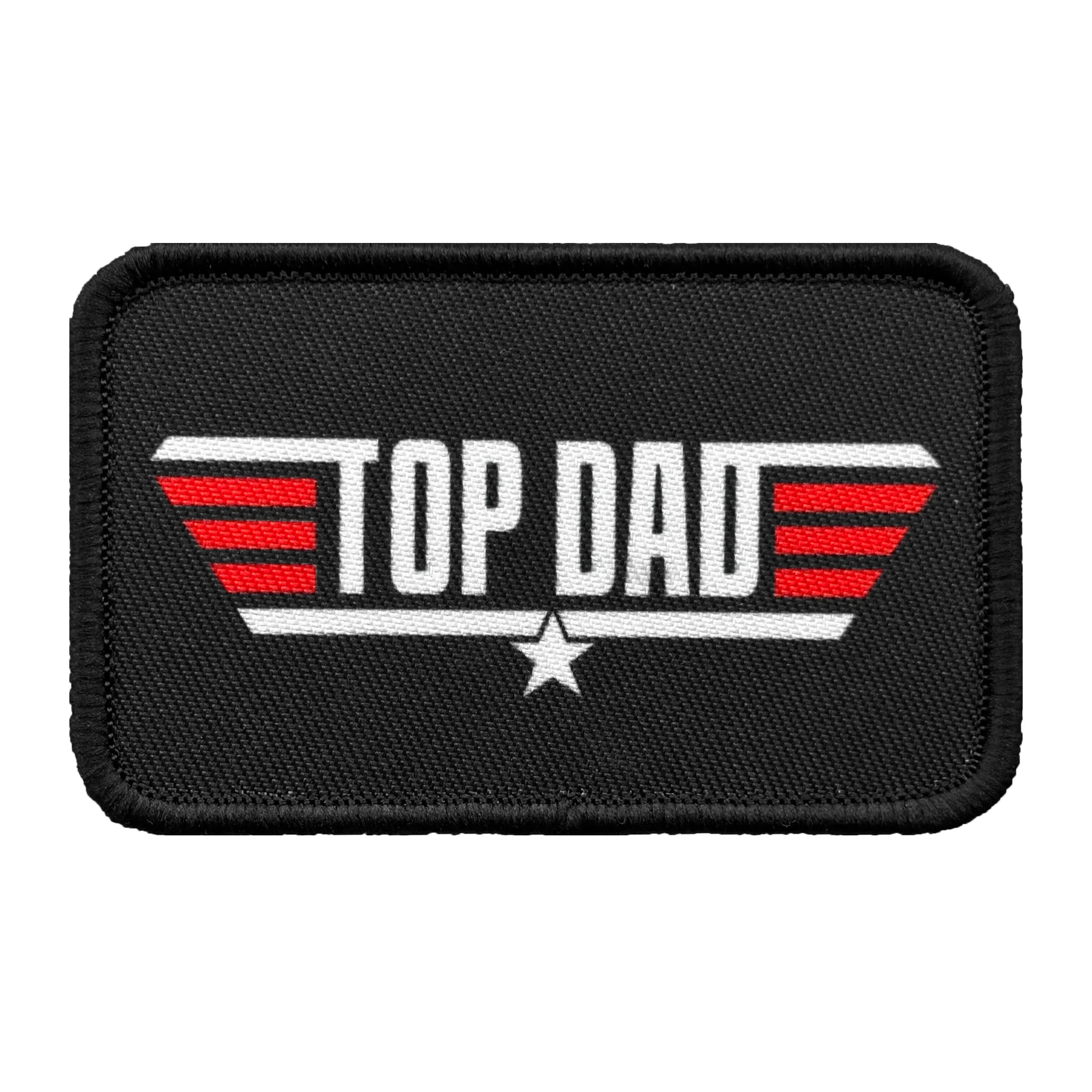 Parche bordado con velcro Mejor Papá, para mochila chaqueta y sombrero - imagen 3