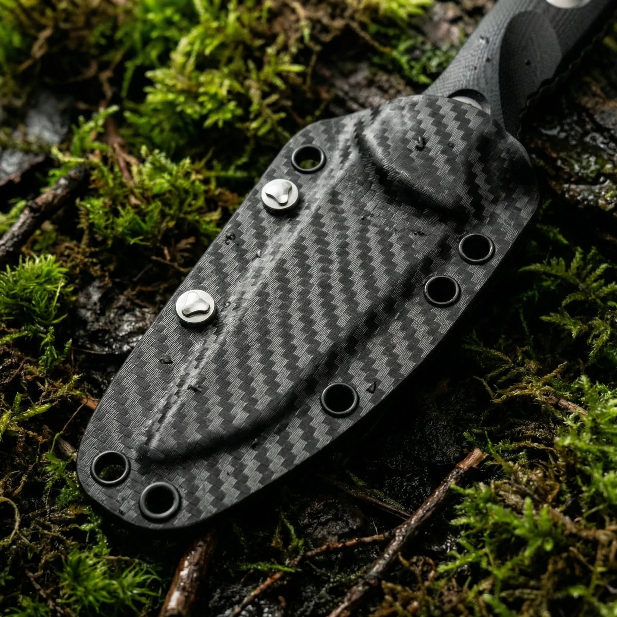 Cuchillo de hoja fija para emergencias en exteriores, alta dureza - imagen 3