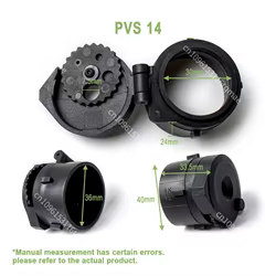 Tapa de objetivo ajustable para NVG PVS14/31/18