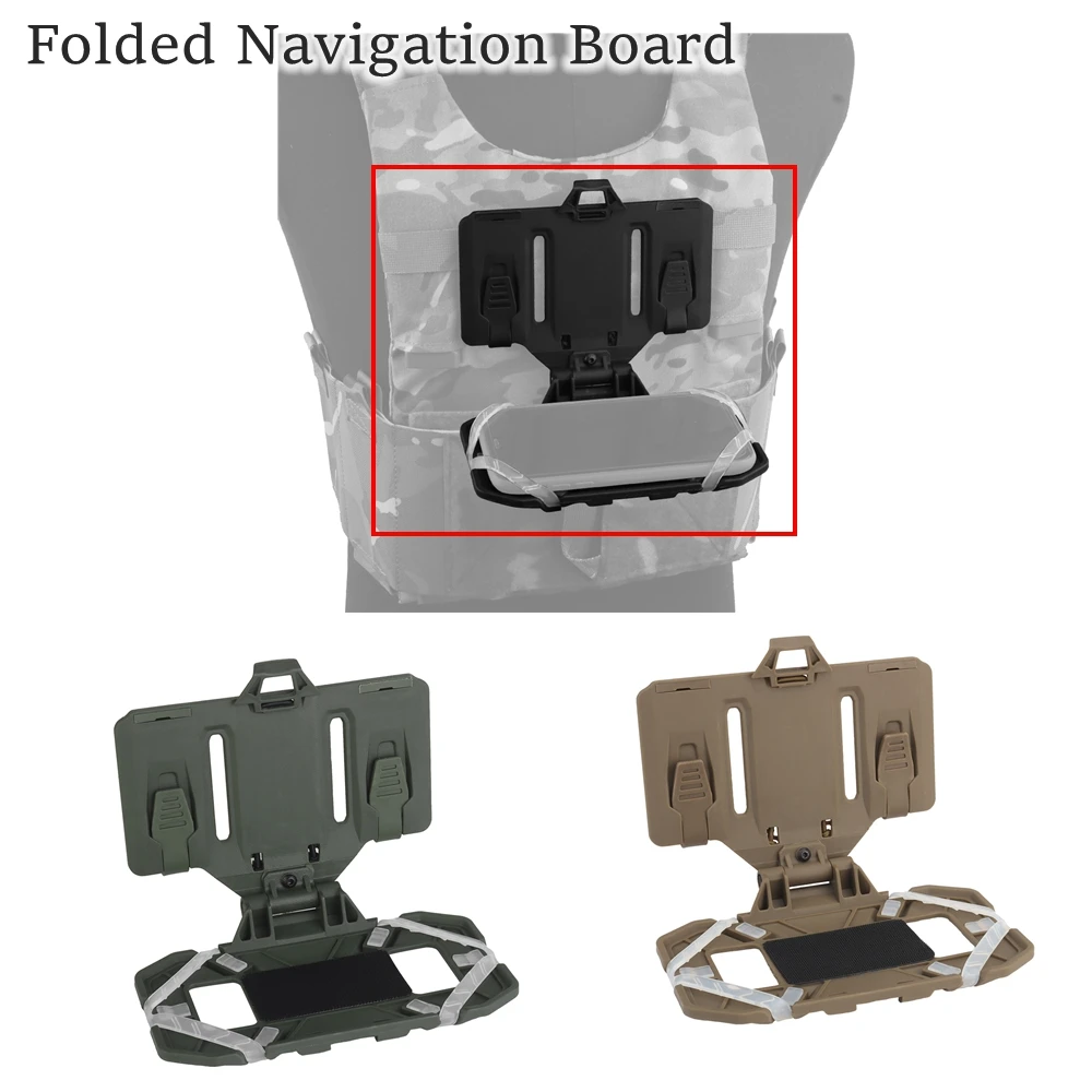 Soporte táctico teléfono universal MOLLE para pecho, tabla plegable - imagen 5