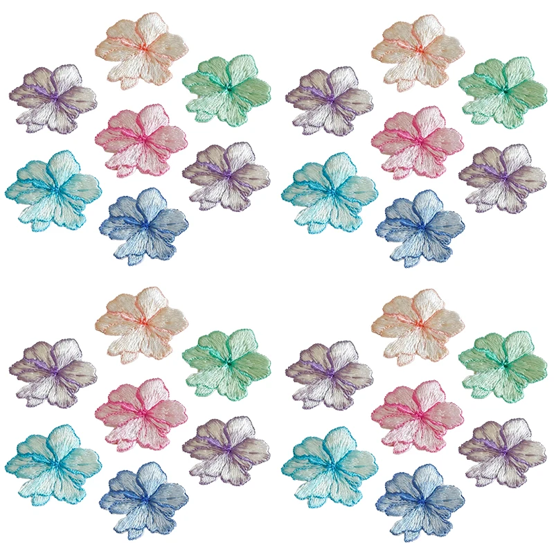 Parche termoadhesivo floral pastel para ropa y chaquetas estilo hada - imagen 5