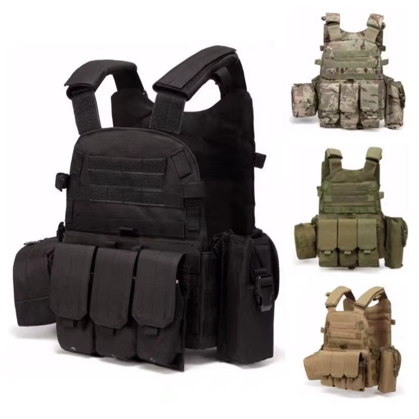 Chaleco táctico antibalas MOLLE portaplacas para Airsoft y paintball - imagen 2
