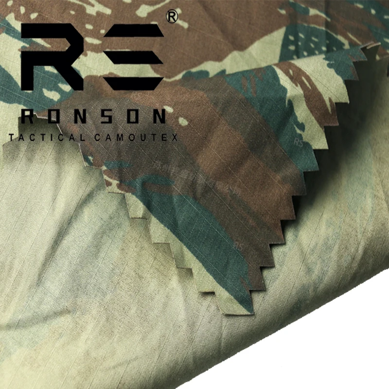 Tela táctica ripstop Grecia Lagarto camuflaje para uniformes - imagen 4