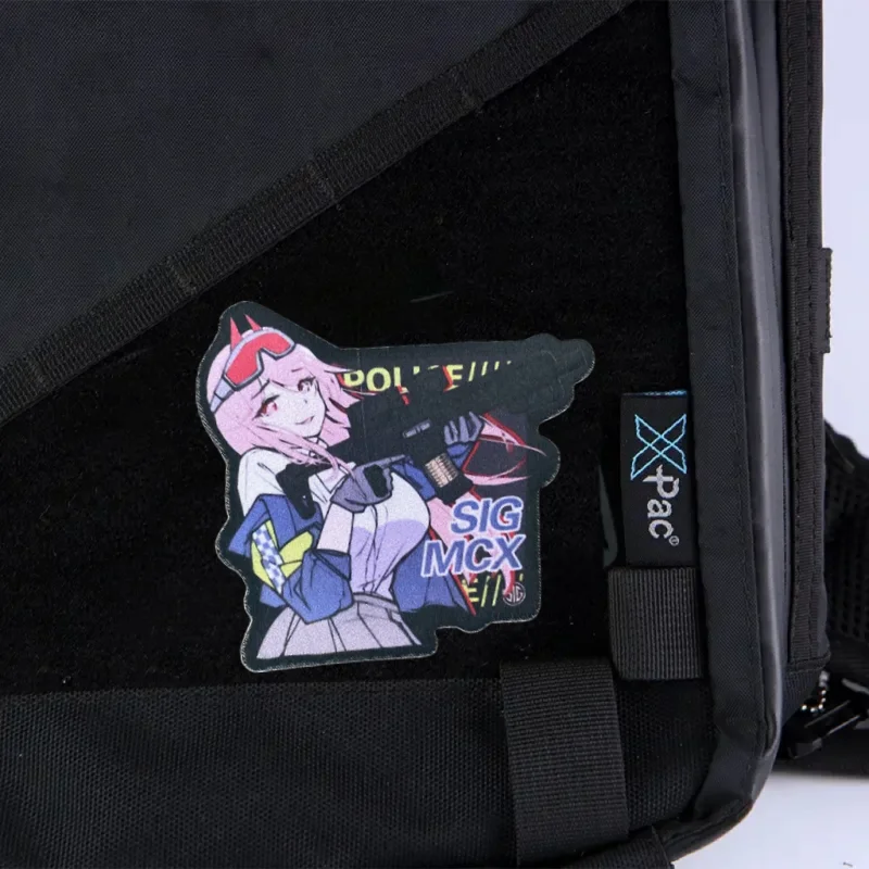 Parche táctico Anime velcro – Insignia moral para mochila o chaleco - imagen 3