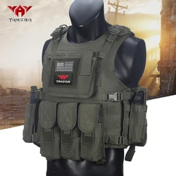Chaleco táctico Yakeda con sistema MOLLE ajustable – Caza y outdoor