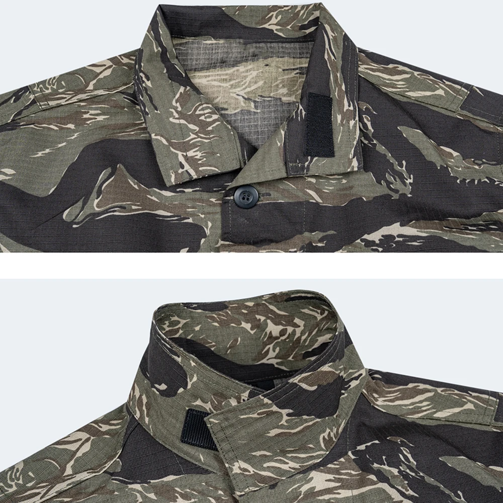 Traje táctico camuflado transpirable manga larga – Airsoft caza - imagen 4