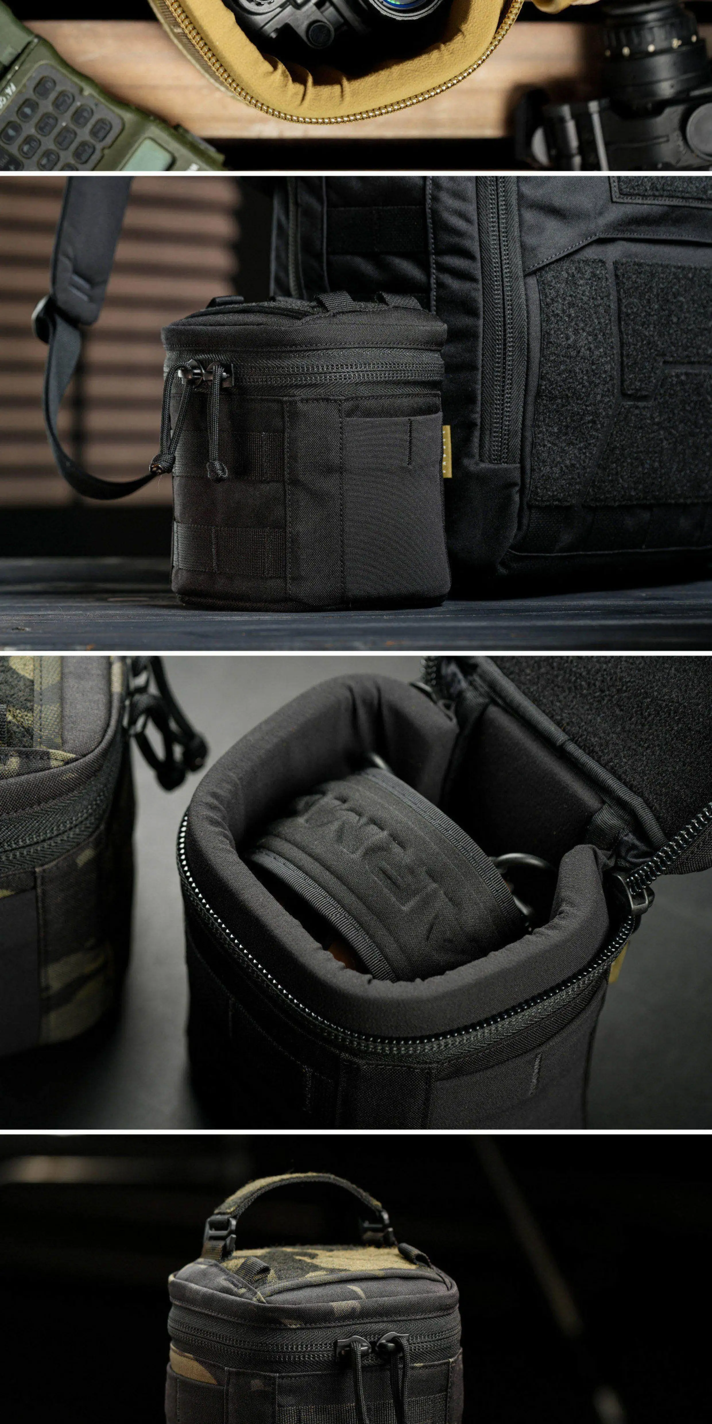 Detalle de la bolsa para equipo