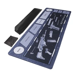 Tapete táctico antideslizante para limpieza de armas y rifles profesional