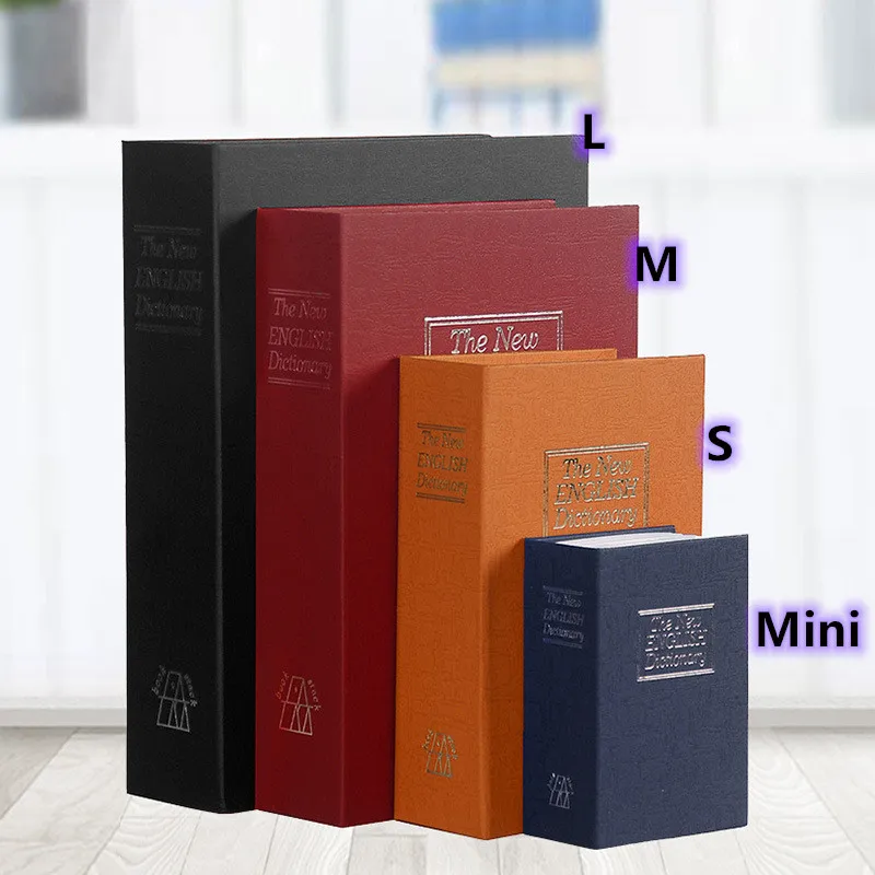 Caja fuerte libro cerrada simulando un libro de tapa dura