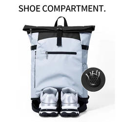 Mochila táctica portaraquetas con zapatero y compartimento húmedo-seco