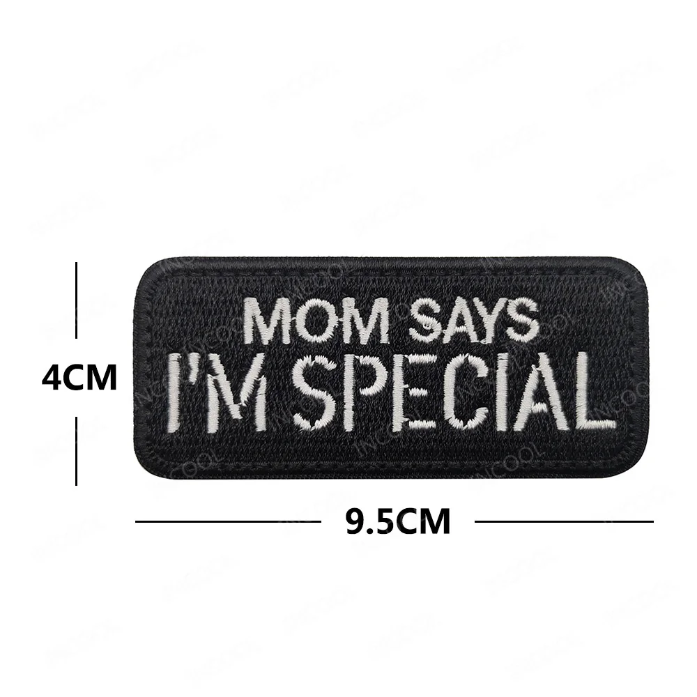 Parche bordado para ropa, gorras y mochilas con frases infantiles - imagen 5