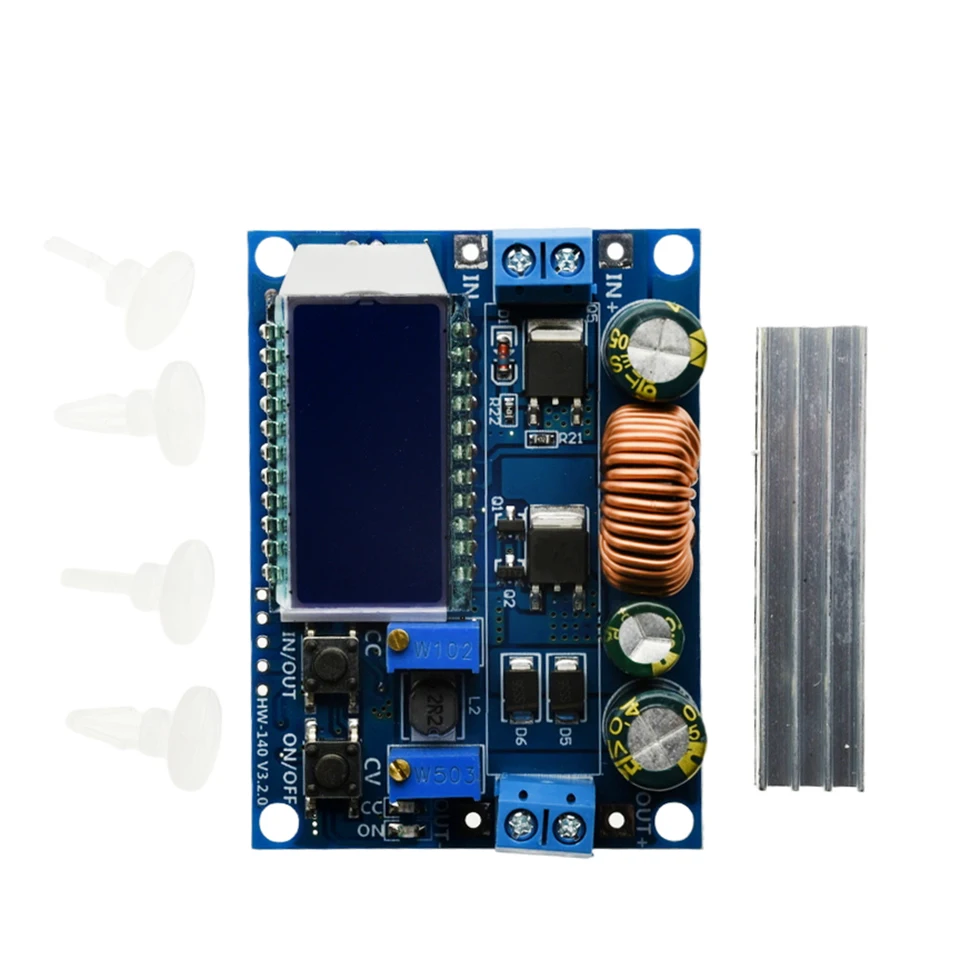 Convertidor Buck Boost DC-DC 5-30V a 0.5-30V 4A 35W LCD ajustable - imagen 3