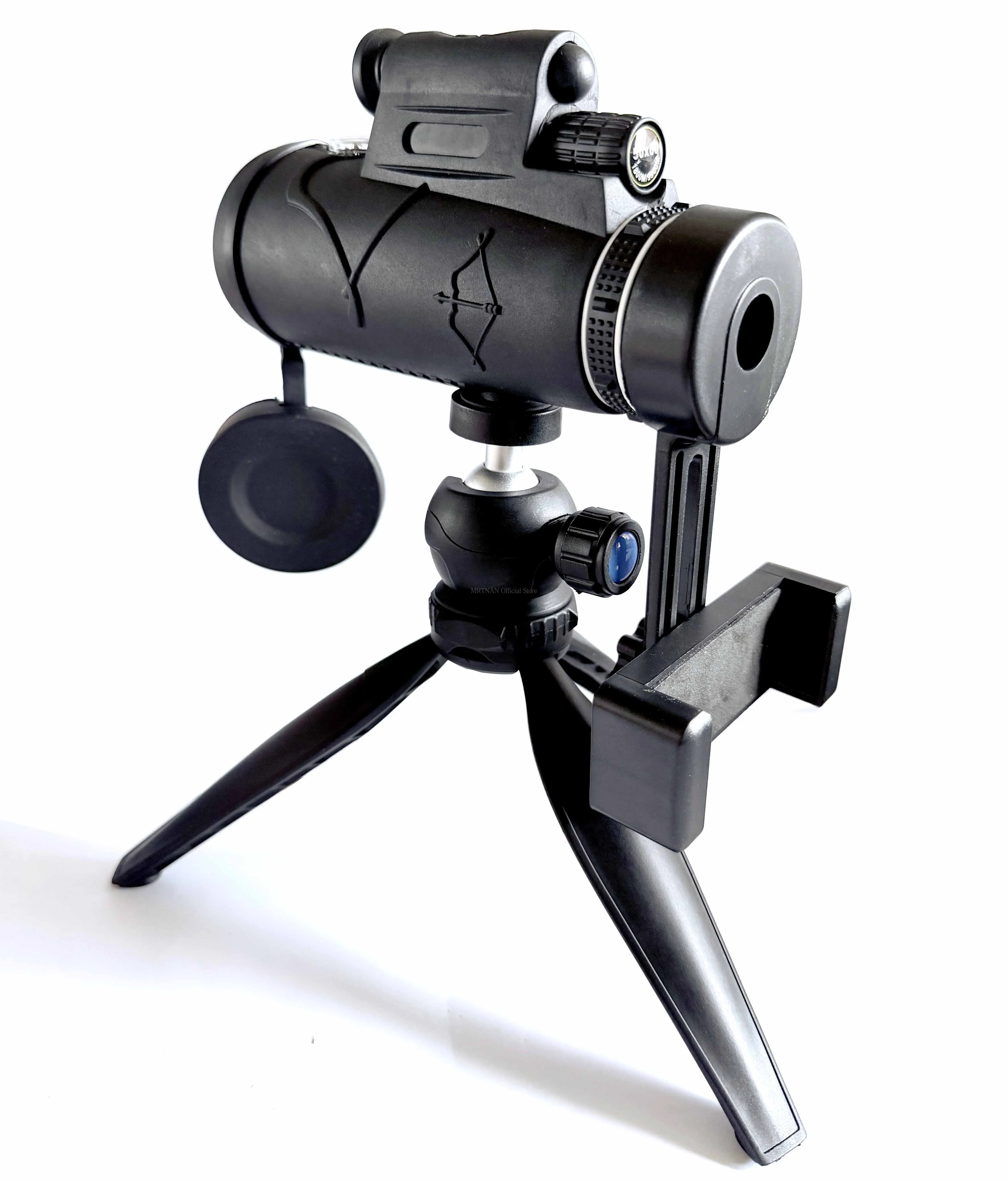 Telescopio monocular con prisma Bak4, trípode y pinza para móvil - imagen 5
