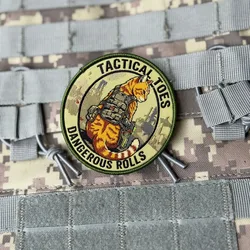 Dangerousthings parche táctico moral peligroso gato – velcro ganchobucle