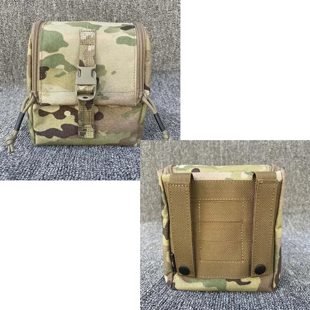 Bolsa táctica MOLLE Multicam 500D para visión nocturna y baterías - imagen 5