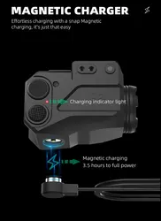 Linterna táctica Vector Optics Vaide Scrapper Smart-Sense con guantes