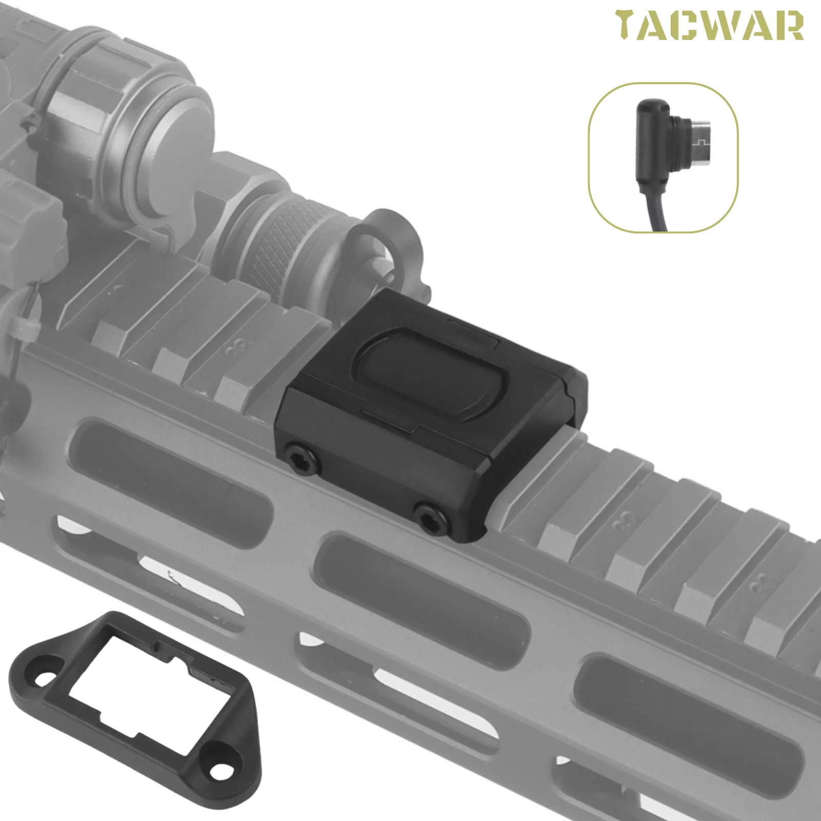 Interruptor táctico MOD con cable USB‑C, botón de presión ligero - imagen 5