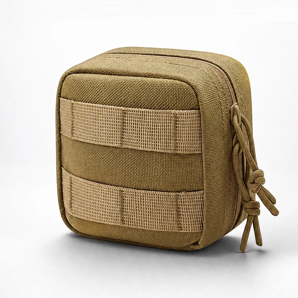 Bolsa táctica MOLLE mini para munición y admin compacta