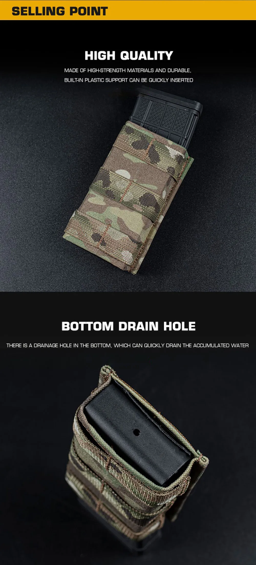 Detalle de la funda FAST 5.56
