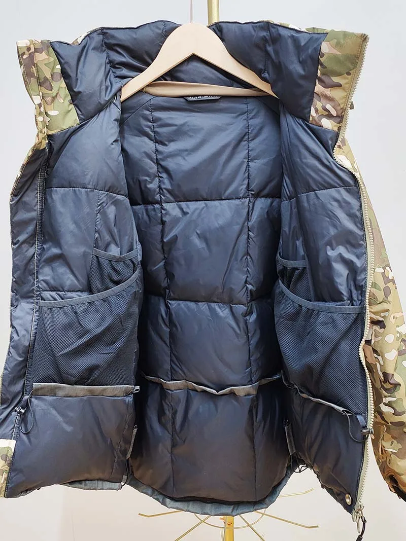 Chaquetas tácticas de plumón cálidas para hombre con camuflaje - imagen 4
