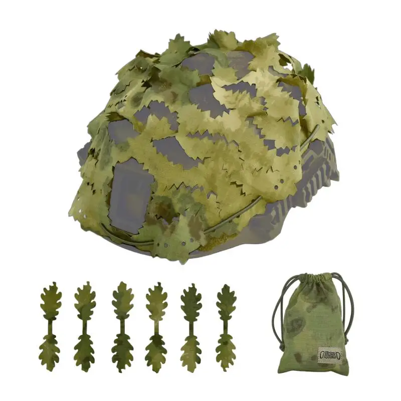 Vista del camuflaje y el corte irregular