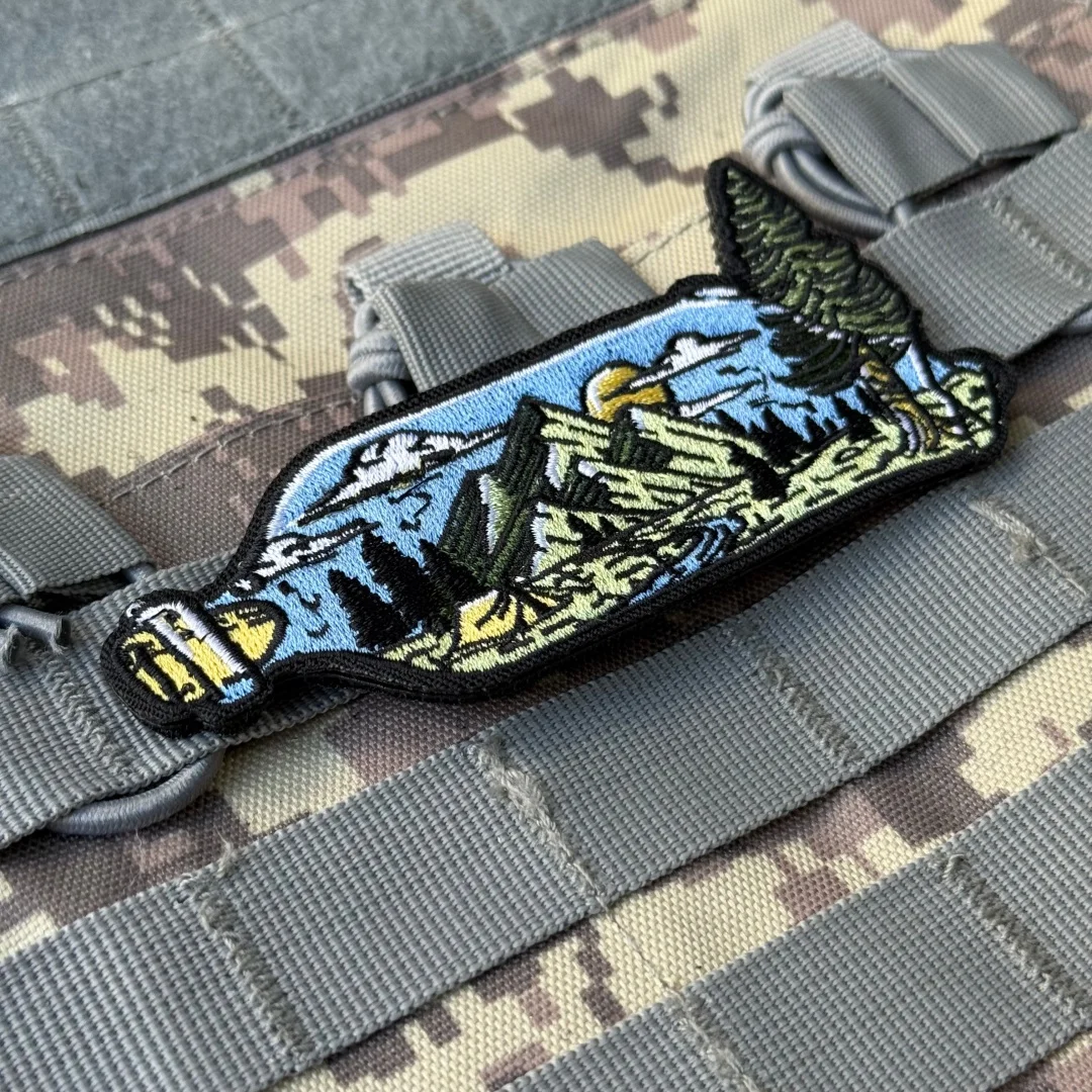 Parche bordado táctico emblema Guardia de Montaña – gancho bucle - imagen 5