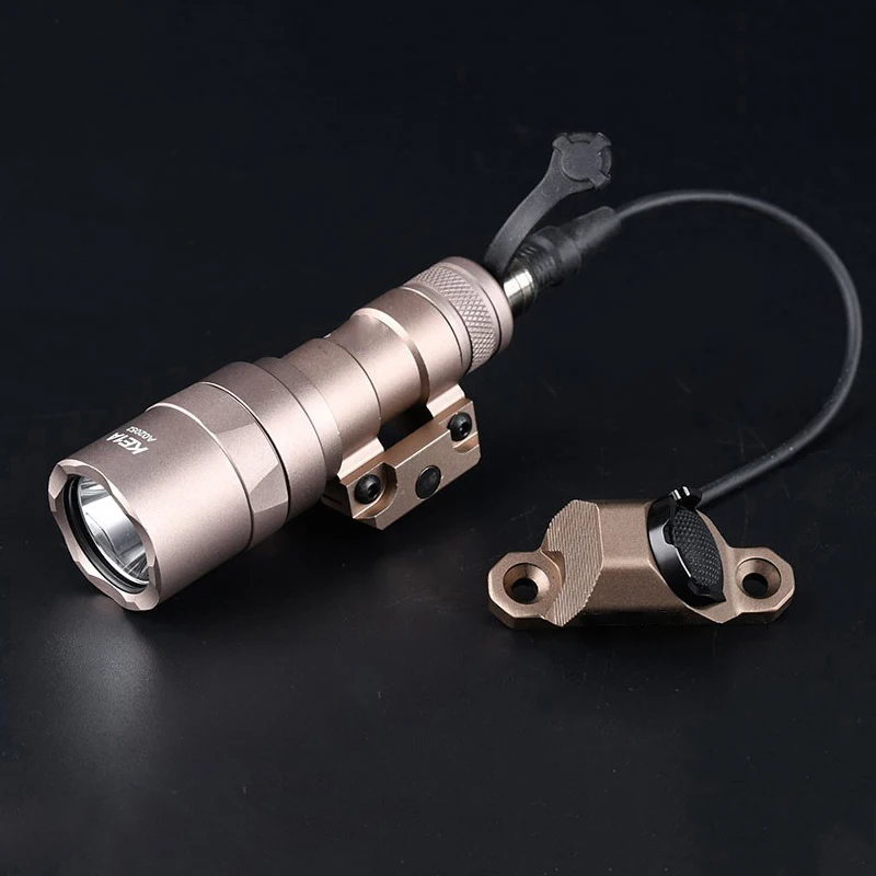 Interruptor táctico dual DBAL-A2 – compatible MLOK Keymod para luces SureFire M300 M600 - imagen 4