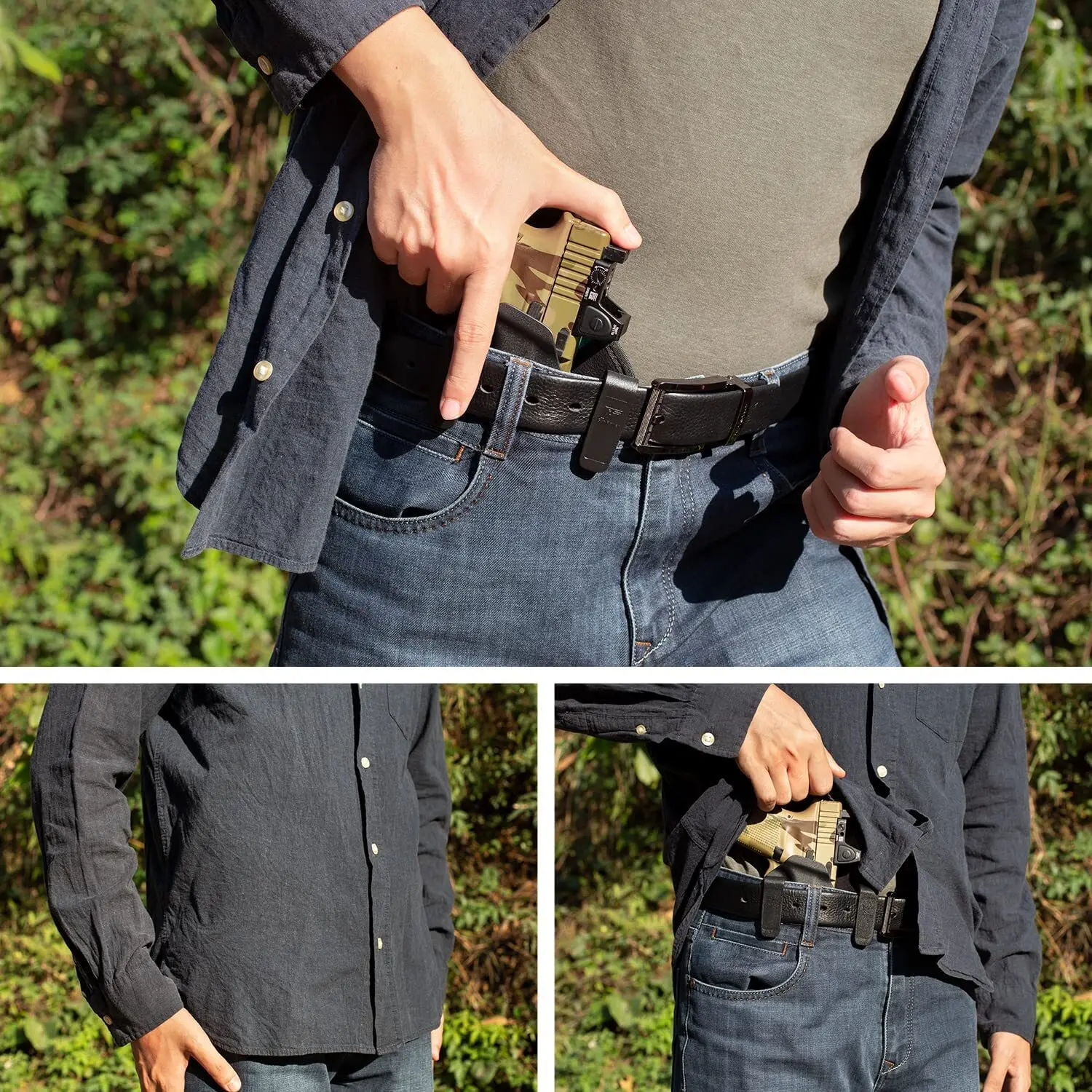 Funda kydex táctica universal para transporte oculto con nylon - imagen 5