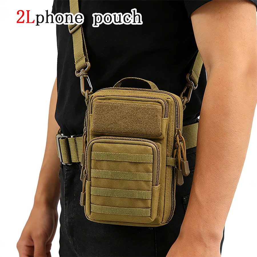 Bolsa bandolera de excursión para móvil y accesorios, apertura 180° - imagen 5
