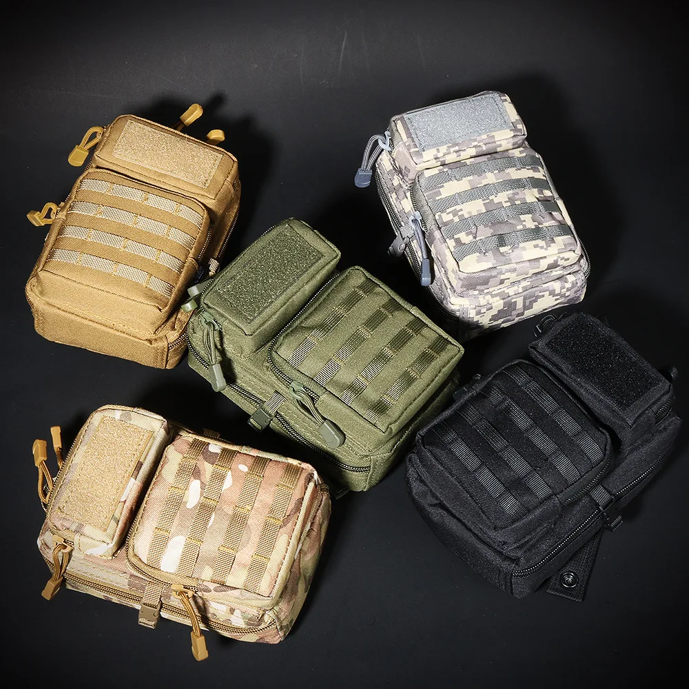 Bolsa táctica mini con diseño MOLLE