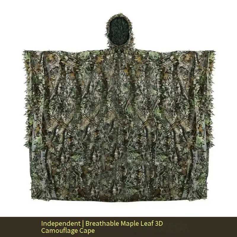 Traje de caza biomimético camuflaje tridimensional hojas verdes - imagen 2