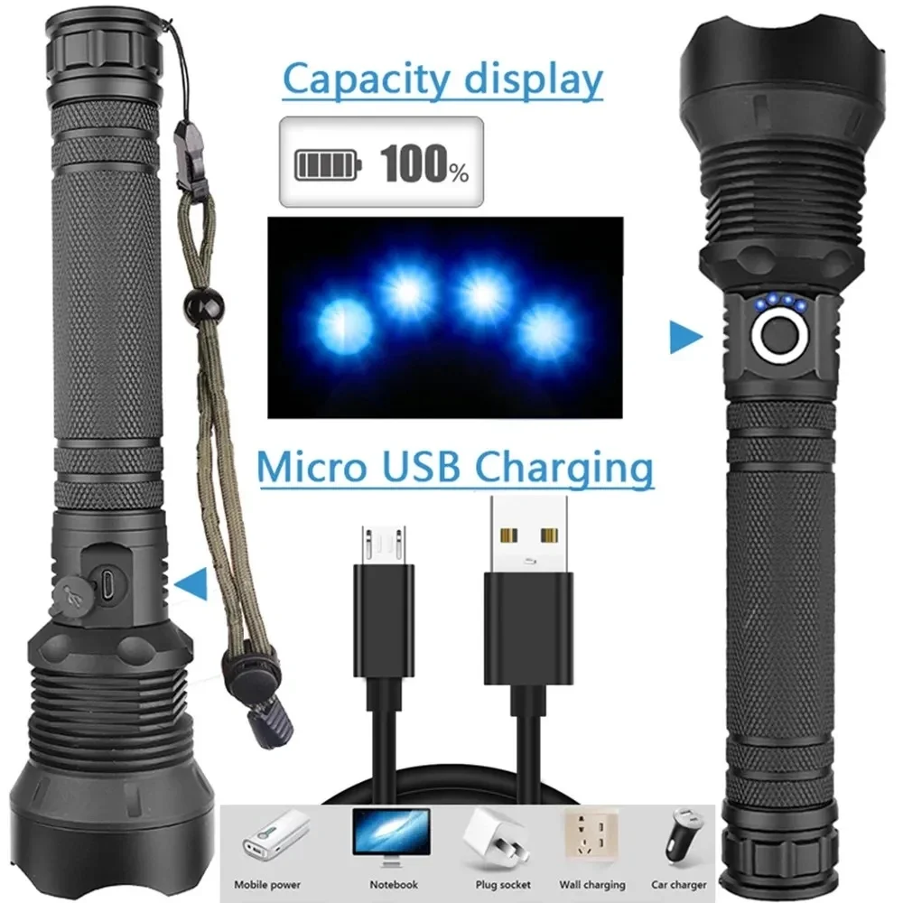 Pantalla de capacidad de batería y soporte de recarga USB
