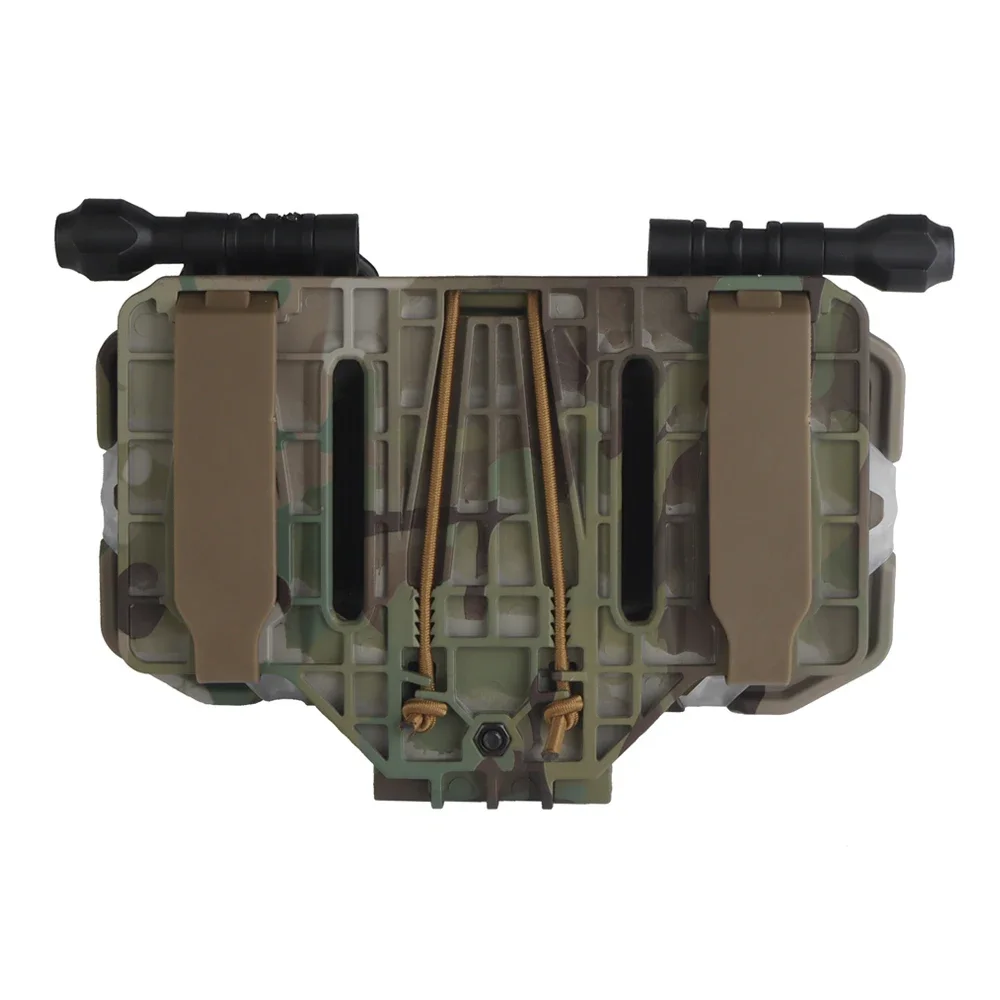 Panel MOLLE táctico con brújula militar y soporte GPS para chaleco - imagen 2