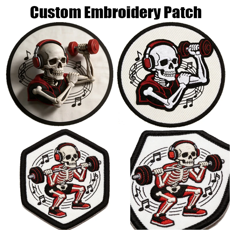 Varias opciones de parches personalizados