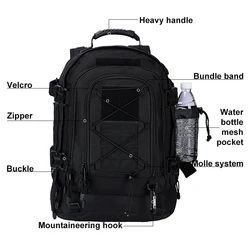 Mochila táctica militar ripstop 40L outdoor – Gran capacidad senderismo