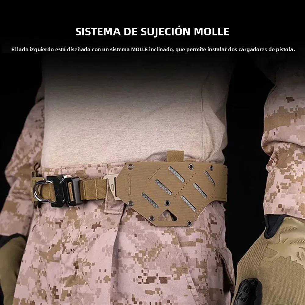 SINAIRSOFT ARC – Cinturón táctico MOLLE con hebilla metálica - imagen 5