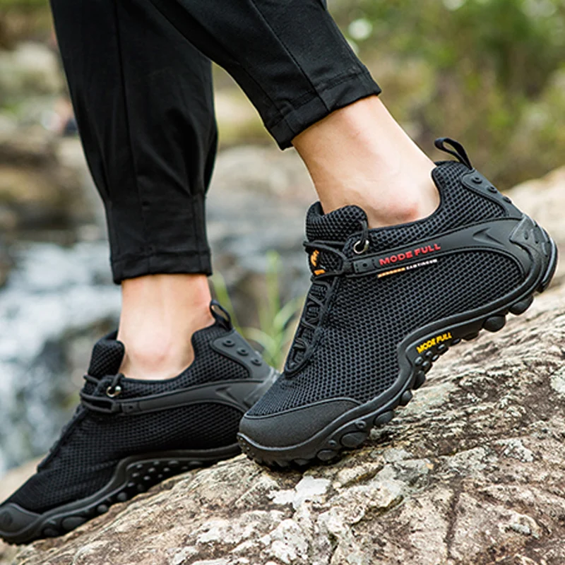 XIANG GUAN Botas montaña hombre – Calzado trekking malla transpirable - imagen 3