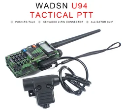 PTT táctico U94 Civil compatible Baofeng Kenwood