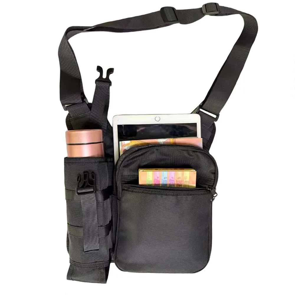 Bolsa táctica impermeable capacidad hombre bolsillo lateral botella - imagen 3