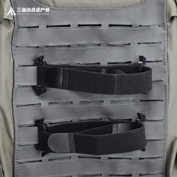 Correas fijas MOLLE para lanzadera de dron en chaleco táctico