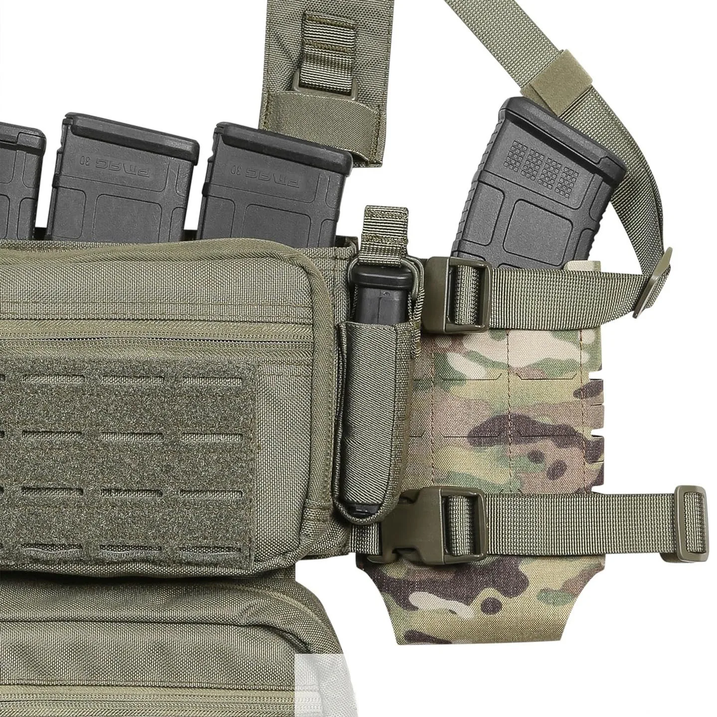 Bolsa táctica expandible MOLLE multiusos para walkie-talkie y botella - imagen 2