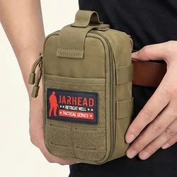 Bolsa Táctica de Primeros Auxilios MOLLE EDC impermeable Nailon 600D