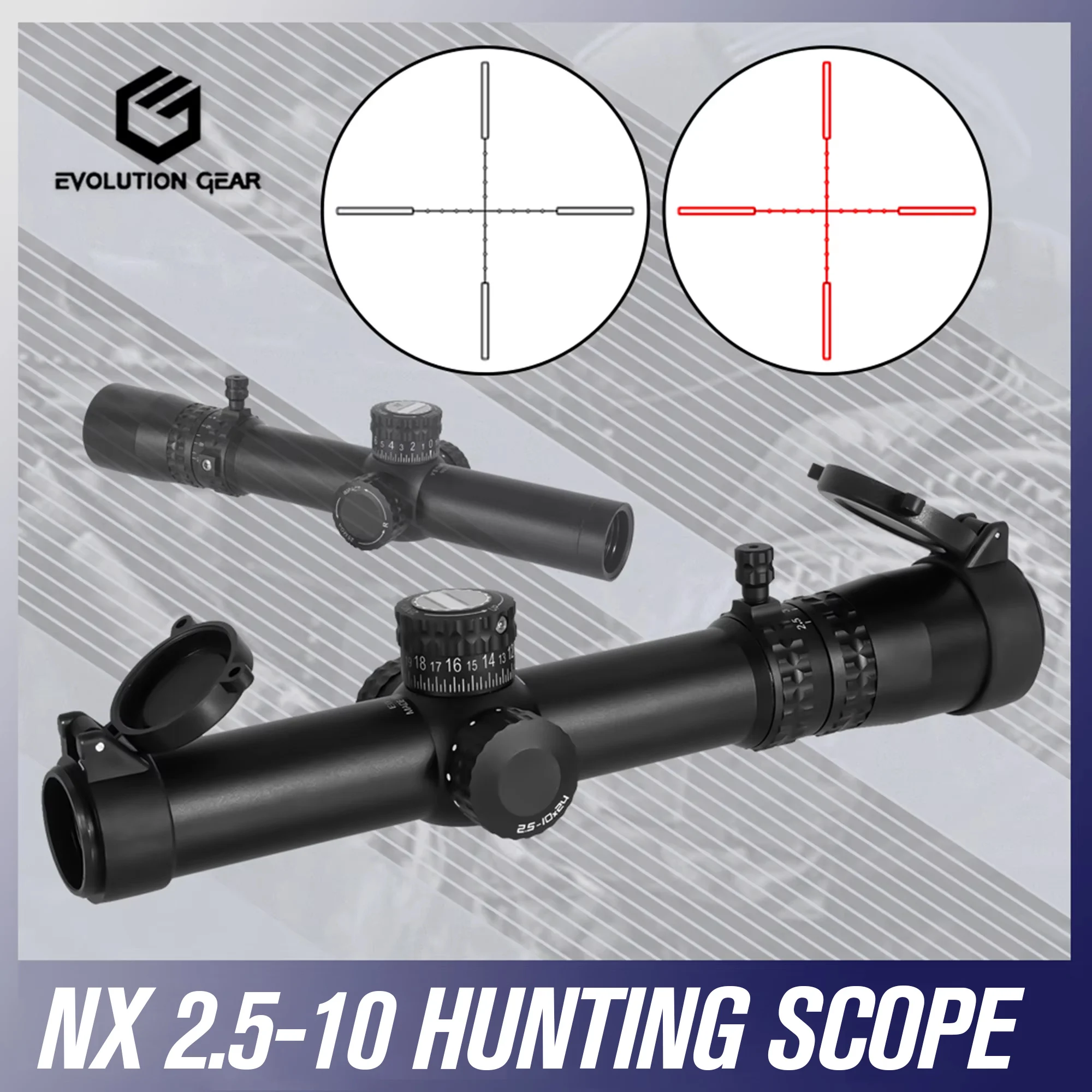 Mira telescópica EvolutionGear NXS retícula iluminada - imagen 5